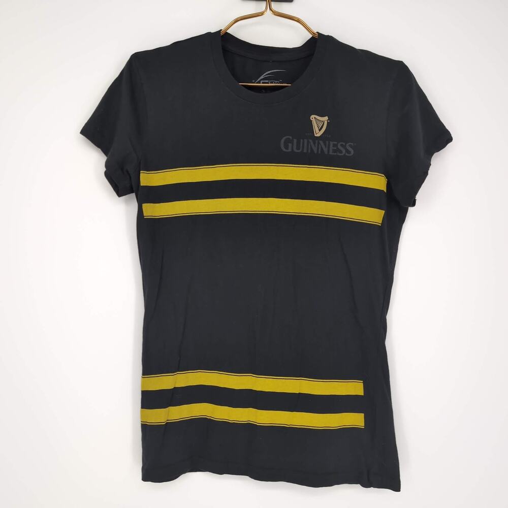 Guinness Women's 100% Cotton Support Our Firefighters T-Shirt/Tee - Size L - GUC